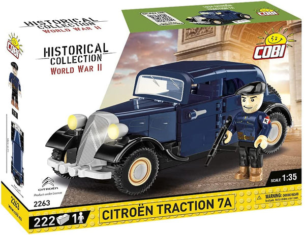 Cobi-Cobi 2263 Historical Collection WW2 Citroen Traction 7A (1934) (Maßstab 1:35) - Baubär Boutique