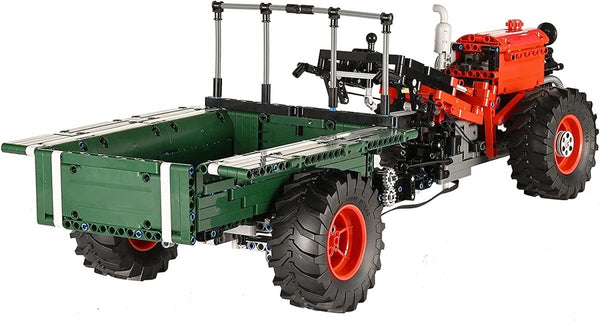 Mould King-Mould King 17005 kleiner Aufsitz-Traktor mit Ladefläche - Baubär Boutique