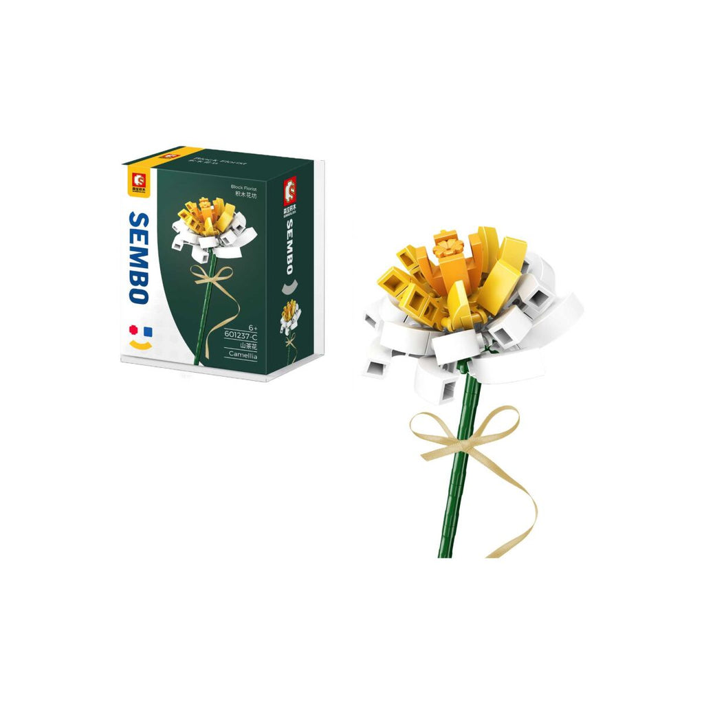 Sembo-SEMBO 601237-C Kamelie weiß (Block Florist-Serie) - Baubär Boutique