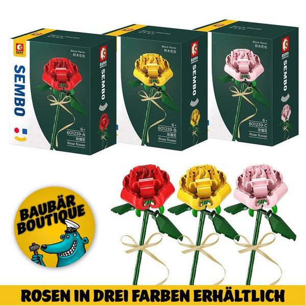 Sembo-SEMBO 601239-A Rose - Rot (Block Florist-Serie) - Baubär Boutique