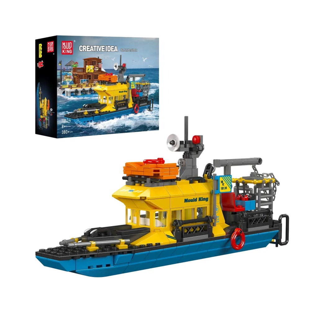 Mould King - Mould King 10134 Untersee Forschungsschiff - Mini Underwater Exploration Ship - Baubär Boutique