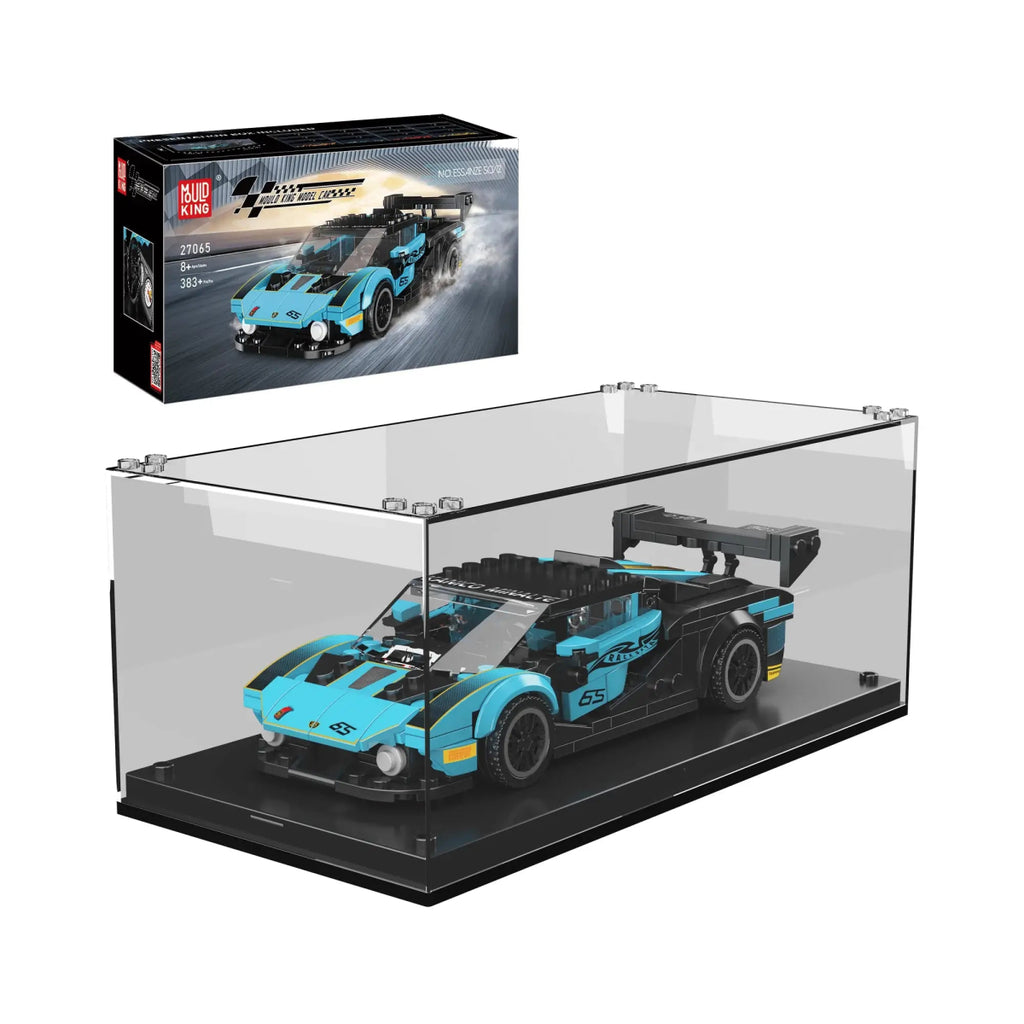 Mould King - Mould King 27065 italienischer Sportwagen wie Lamborghini Essenza SCV12 inkl. Vitrine in 1:24 - Baubär Boutique