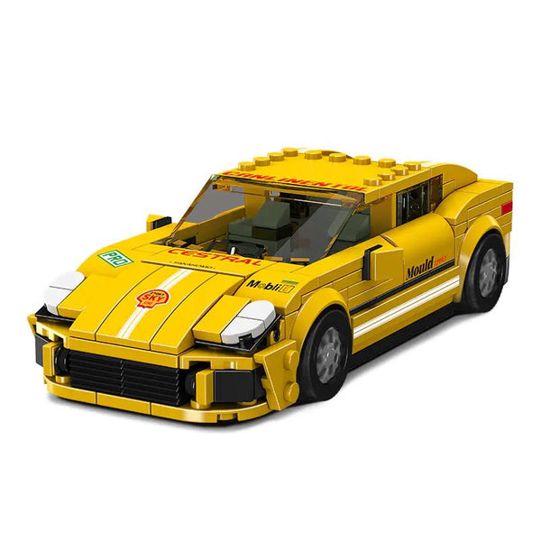 Mould King - Mould King 27067 deutsche Sportlimousine wie Porsche Panamera inkl. Vitrine in 1:24 - Baubär Boutique