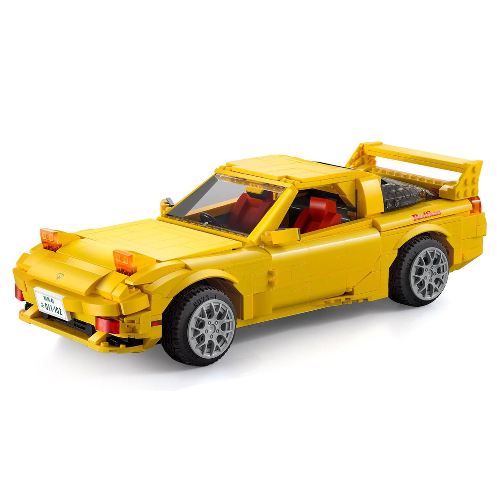 CaDA-CaDA C61023W Initial-D Mazda FD3S RX-7 gelb (Maßstab 1:12,5) - Baubär Boutique