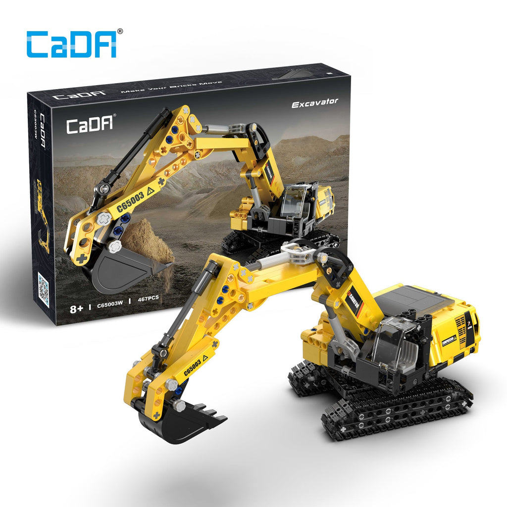 CaDA-CaDA C65003W Excavator - Bagger - Baubär Boutique