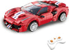 CaDA-CaDA C51072W Red Race Car (ferngesteuert & motorisiert) - Baubär Boutique