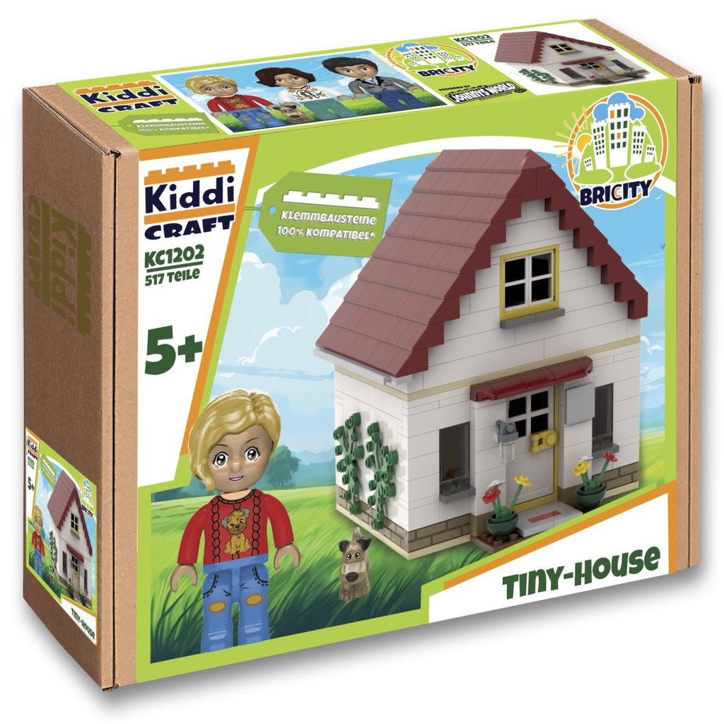 Kiddicraft Bricks-Kiddicraft KC1202 Tiny House - Baubär Boutique