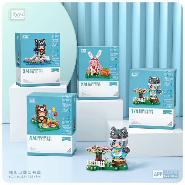 LOZ-LOZ Mini Block 1665 Bärenjunge - Baubär Boutique