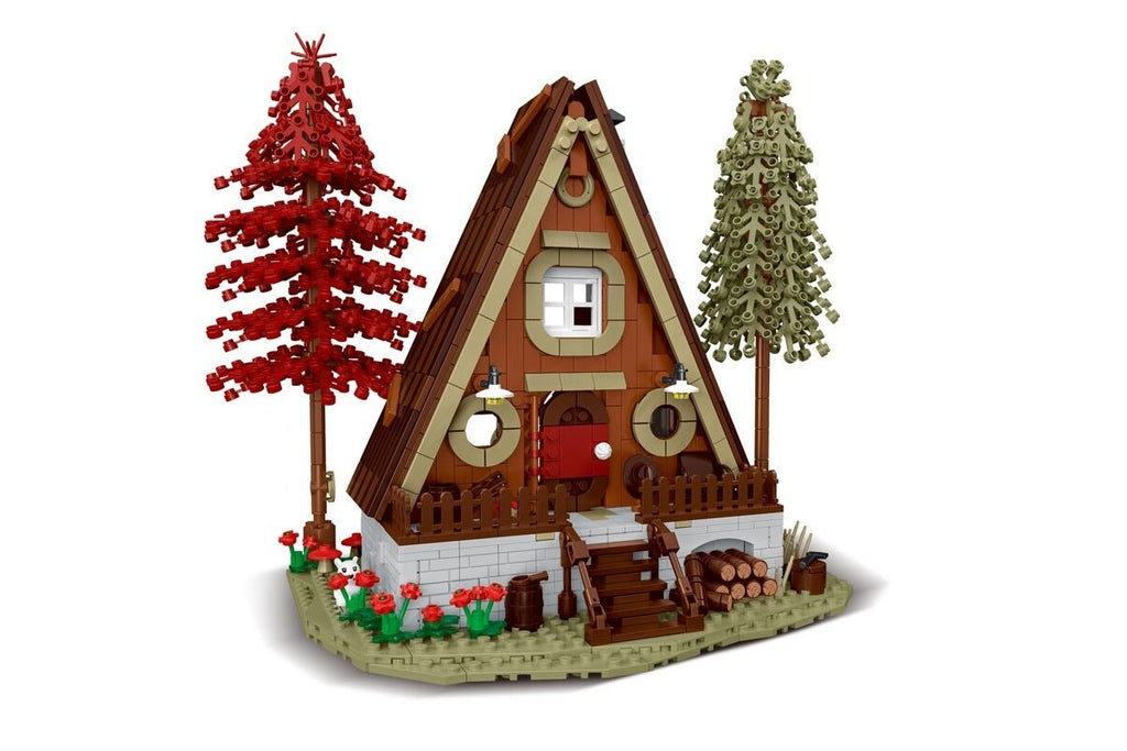 Mork-Mork 031071 Nurdach-Haus im Wald/ Forest Cabin (Mini Modular) - Baubär Boutique