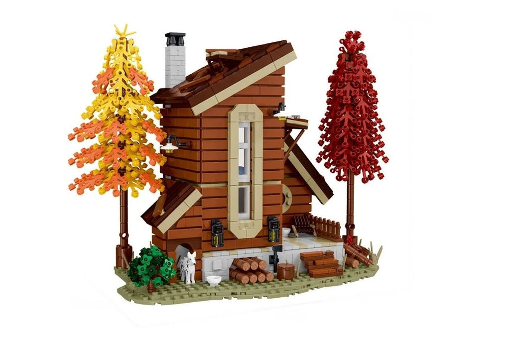 Mork-Mork 031073 Hütte im Wald / Forest Cabin (Mini Modular) - Baubär Boutique