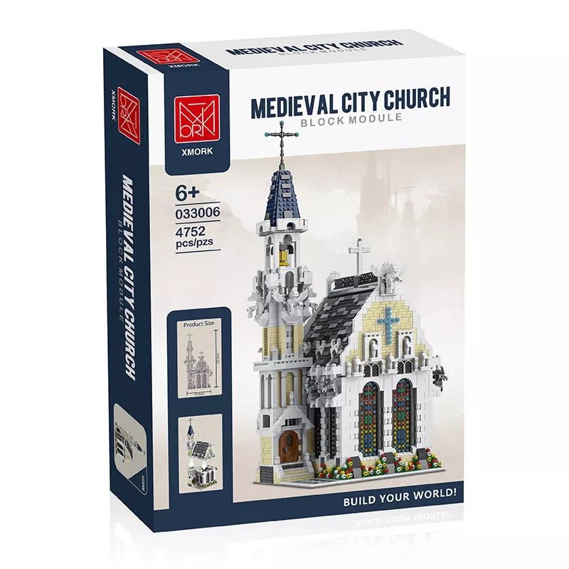 Mork-Mork 033006 mittelalterliche Kirche / Medieval City Church - Baubär Boutique