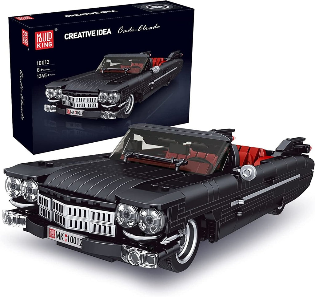 Mould King-Mould King 10012 US-Cabriolet Cadi Eldorado (schwarz) - Baubär Boutique