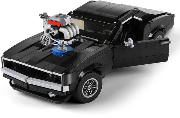 Mould King-Mould King 10028 Dodge Charger (schwarz) - Baubär Boutique