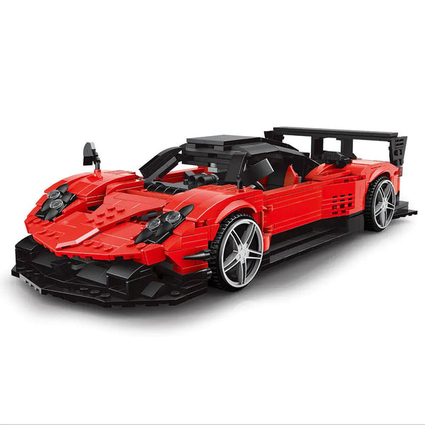 Mould King-Mould King 10041 roter italienischer Sportwagen wie Pagani Zonda R - Baubär Boutique