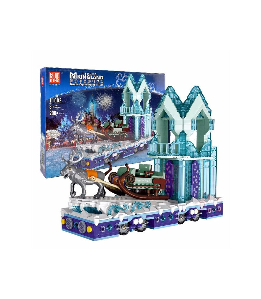 Mould King-Mould King 11002 Winterlicher Paradewagen / Dream Crystal Parade Float (Kingland-Serie) - Baubär Boutique