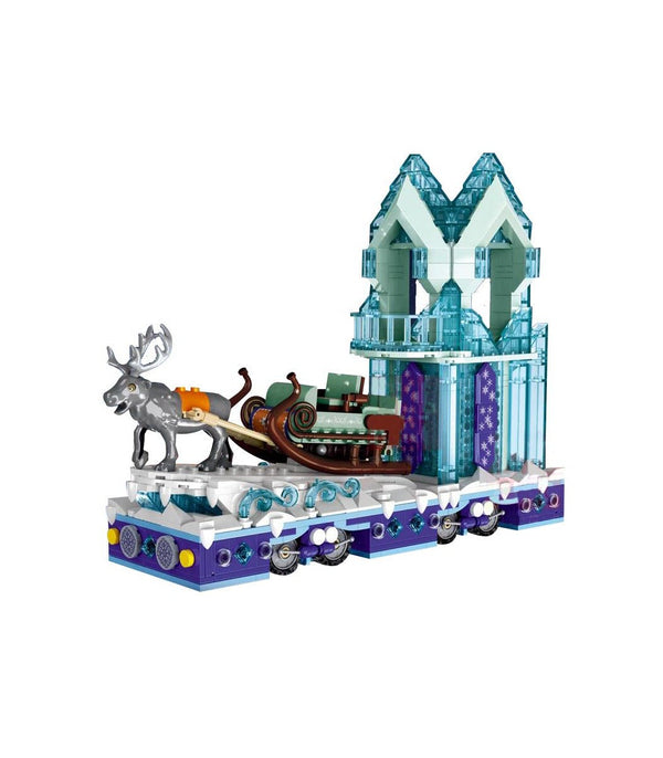 Mould King-Mould King 11002 Winterlicher Paradewagen / Dream Crystal Parade Float (Kingland-Serie) - Baubär Boutique