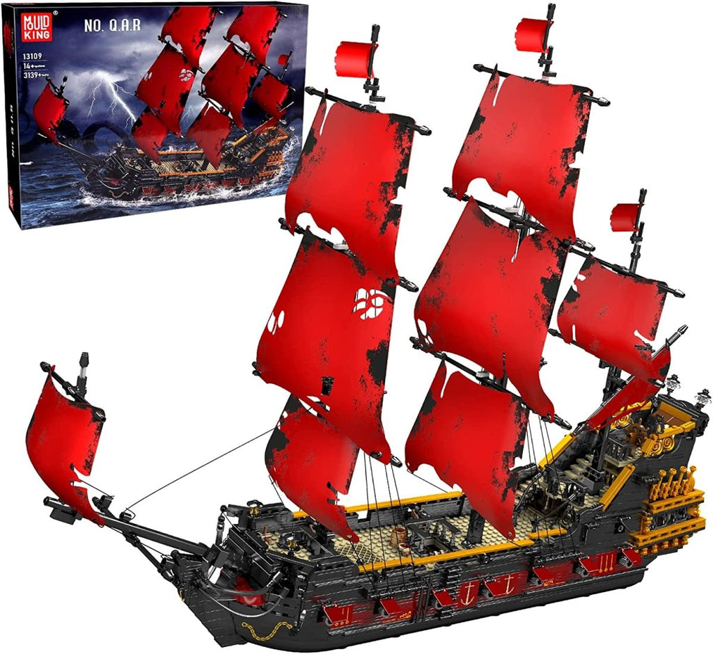 Mould King-Mould King 13109 - Piratenschiff "QA Vengeance Korsar" (UCS-Scale) - Baubär Boutique