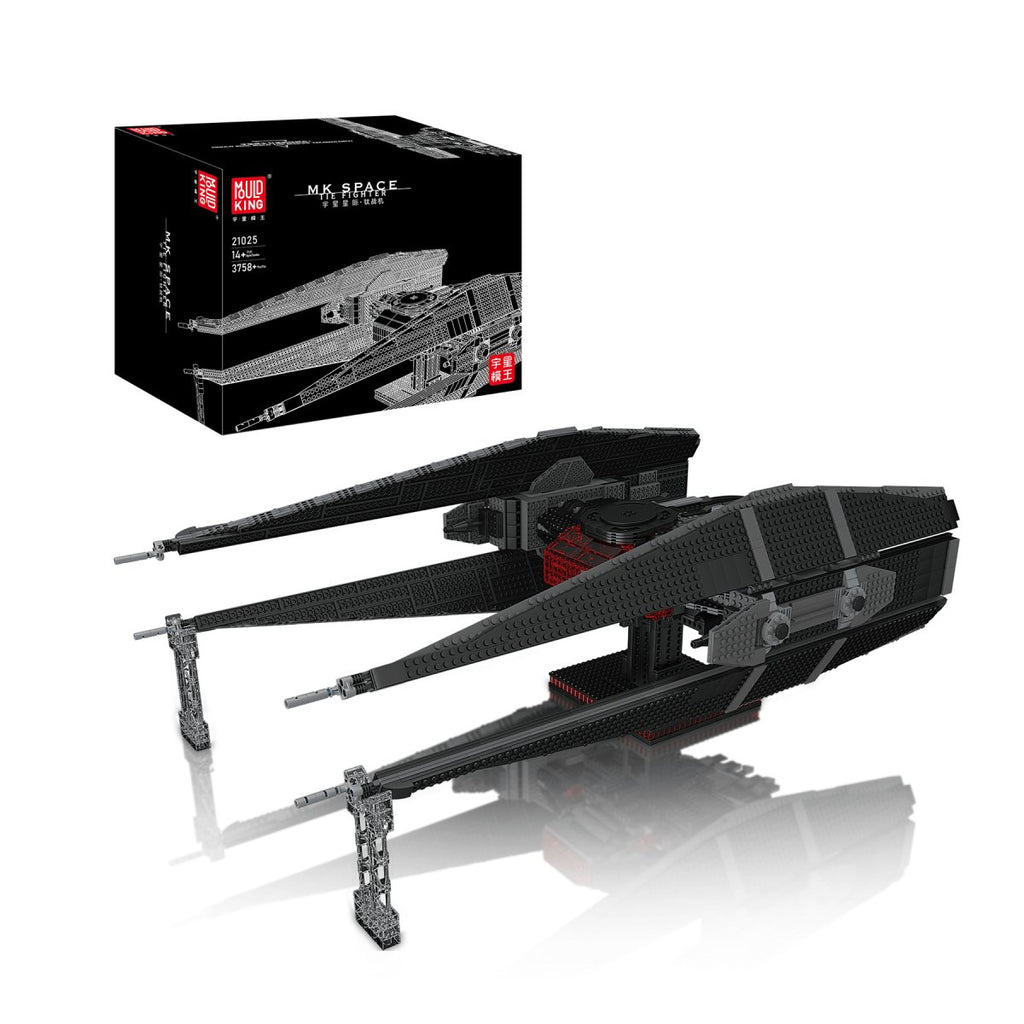 Mould King-Mould King 21025 Silencer wie Kylos TIE Fighter, Krieg der Sterne, UCS - Baubär Boutique