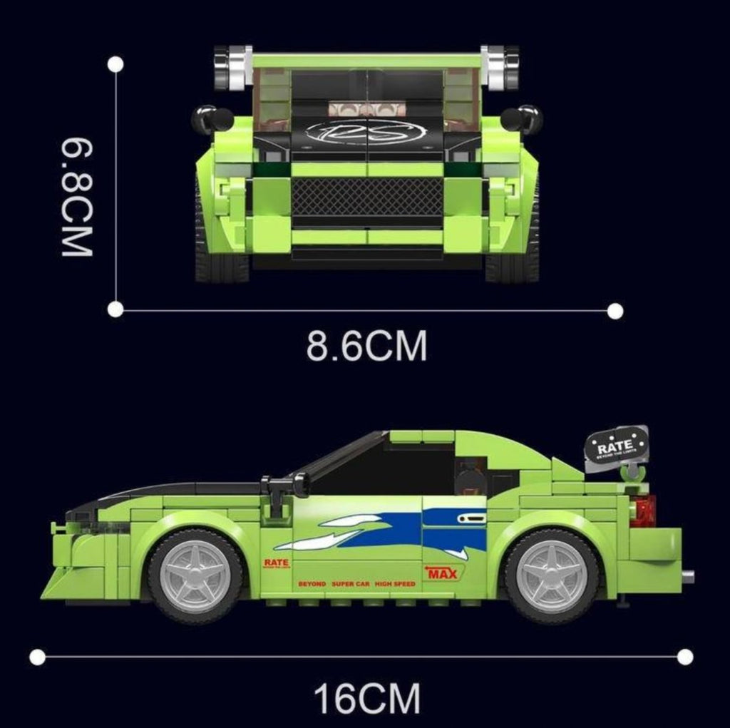 Mould King 27033 Sportwagen wie Mitsubishi Eclipse inkl. Vitrine 