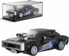 Mould King-Mould King 27049 amerikanisches Muscle-Car wie Dodge Charger RT inkl. Vitrine, Maßstab 1:24 - Baubär Boutique