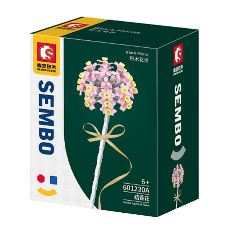 Sembo-SEMBO 601230-A Orientalische Papierbuschblume - Rosa (Block Florist-Serie) - Baubär Boutique