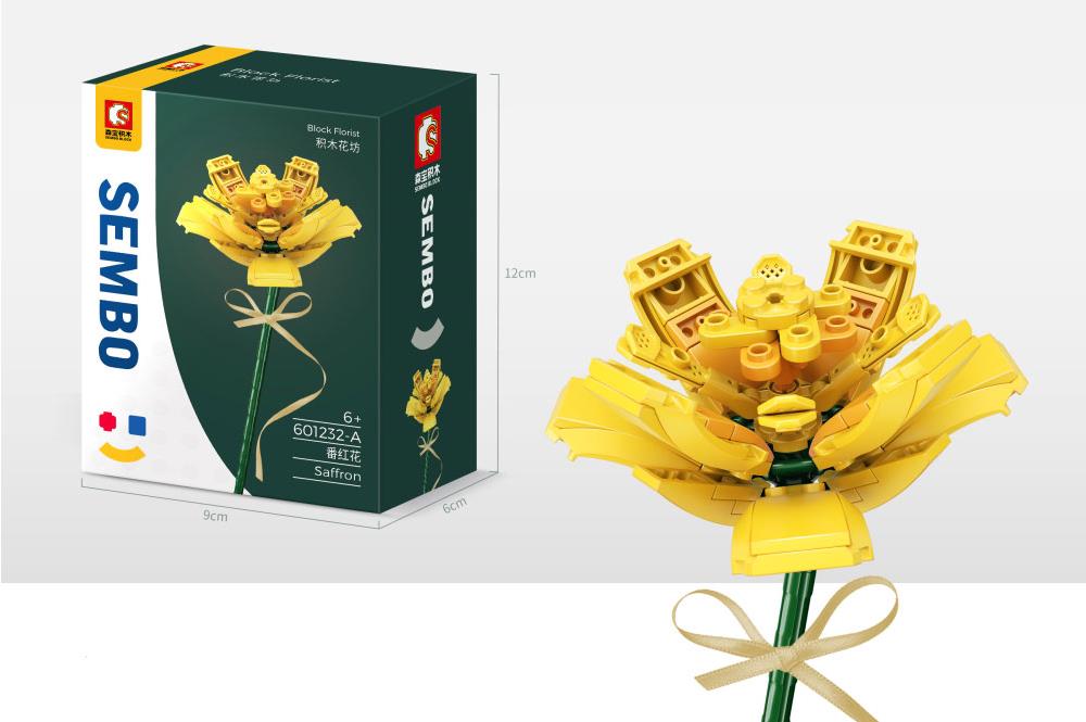 Sembo-SEMBO 601232-A Safran gelb (Block Florist-Serie) - Baubär Boutique