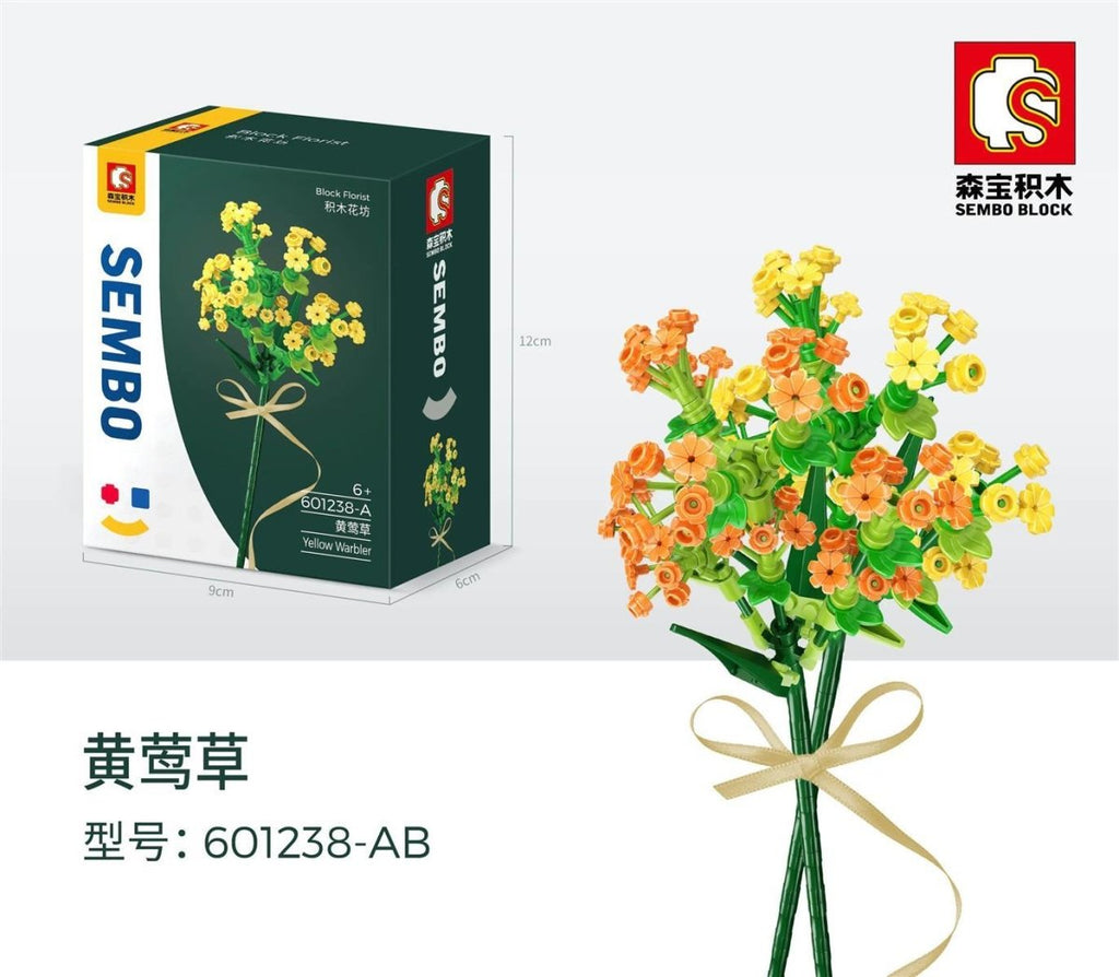 Sembo-SEMBO 601238-A Sommerblume gelb (Block Florist-Serie) - Baubär Boutique