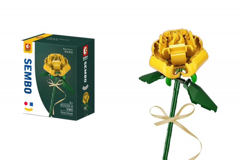 Sembo-SEMBO 601239-B Rose - Gelb (Block Florist-Serie) - Baubär Boutique