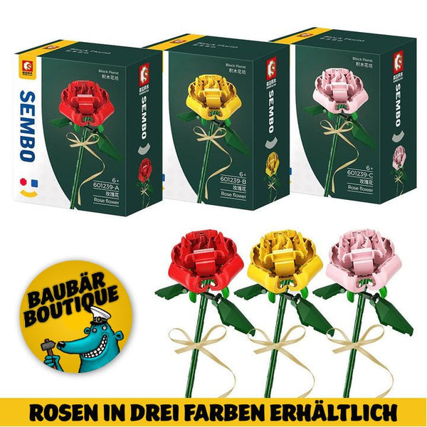 Sembo-SEMBO 601239-C Rose - Rosa (Block Florist-Serie) - Baubär Boutique