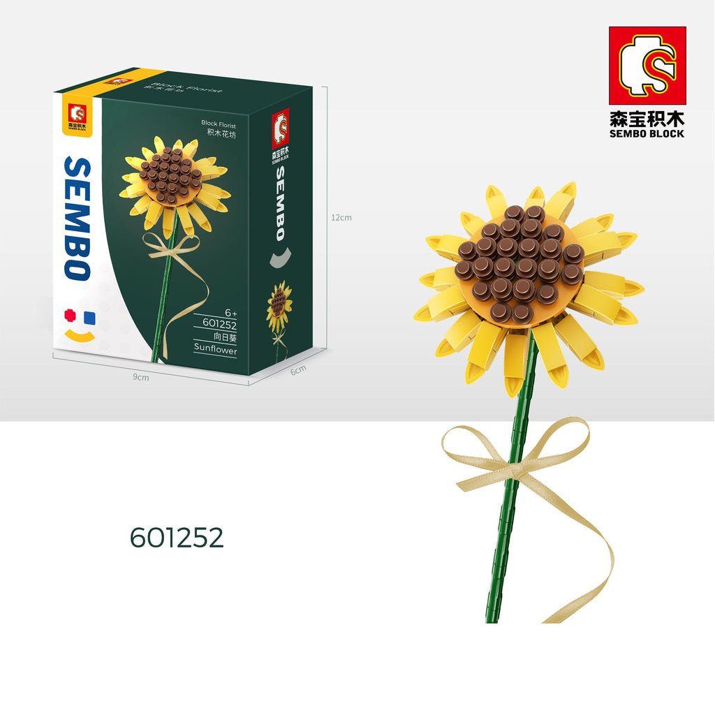 Sembo-SEMBO 601252 Sonnenblume (Block Florist-Serie) - Baubär Boutique